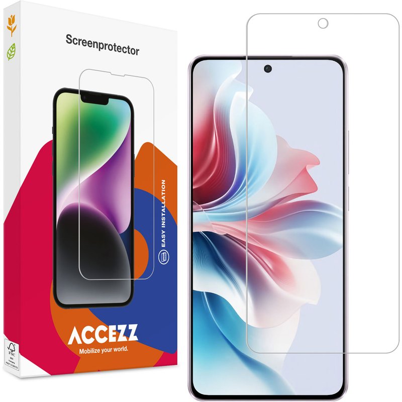 Accezz Protection d'écran en verre trempé Oppo Reno 11 F