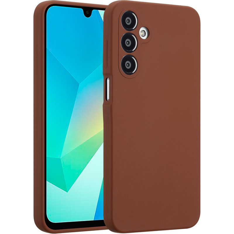 Coque Samsung Galaxy A16 (5G) - Silicones et TPU (doux) - Accezz Coque/Coque silicone - étui téléphone Marron