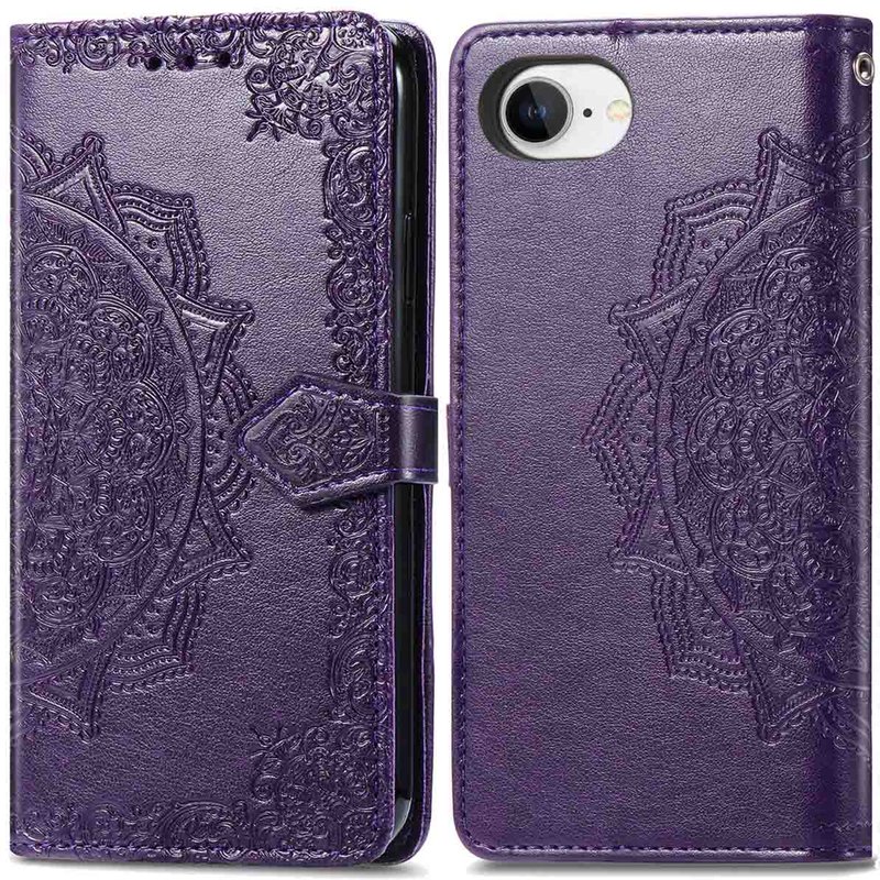 Coque Apple iPhone 17e - Similicuir - imoshion Coque portefeuille - étui téléphone Violet
