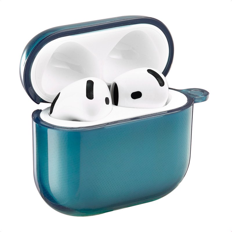 imoshion Coque Néon Apple AirPods 4 - Bleu Foncé