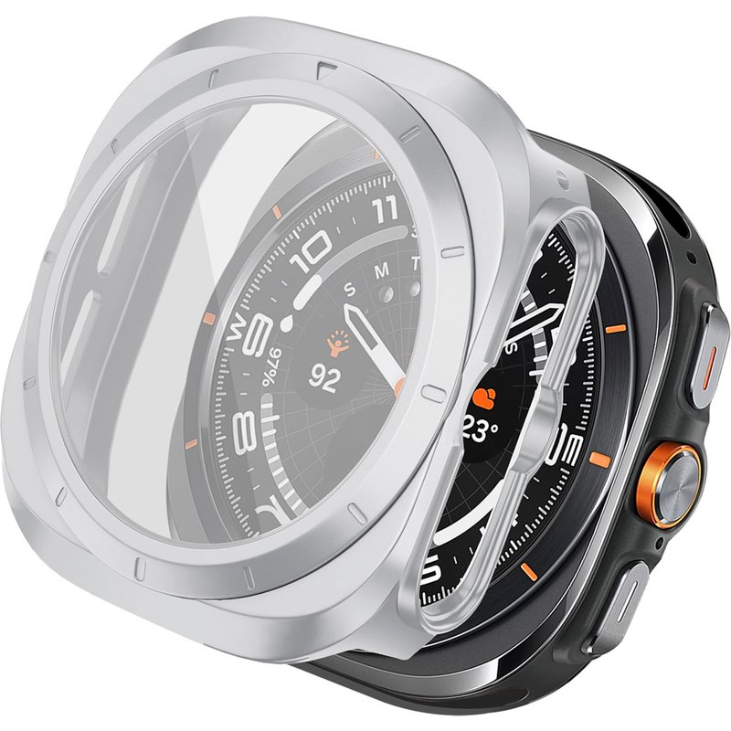 imoshion Coque rigide à couVerture complète Samsung Galaxy Watch Ultra (2024/2025) - Argent