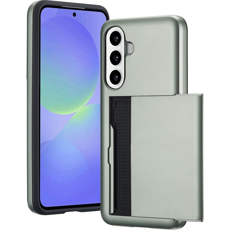 Coque Samsung Galaxy A56 (5G) - Avec porte-cartes- Plastique - imoshion Coque/Coque rigide - étui téléphone Vert
