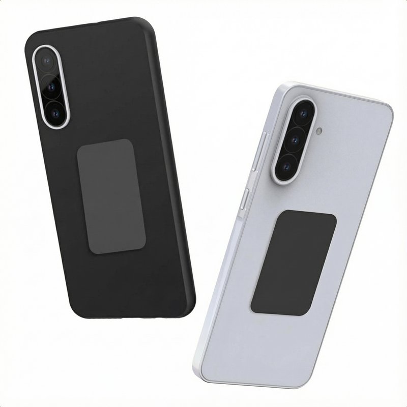 imoshion Lot de 2 plaques métalliques pour support magnétique - Noir