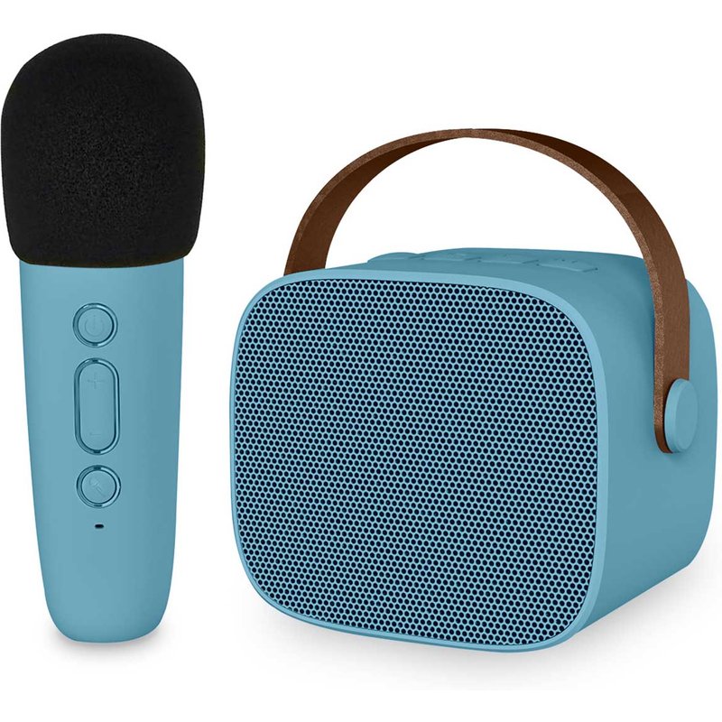 imoshion Kids Karaoke Set - Enceinte et micro - Soft Blue