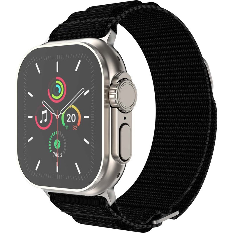 imoshion Bracelet en nylon Alpine Apple Watch | 38/40/41/42 mm - Noir