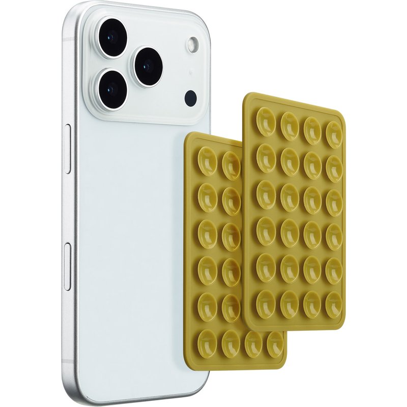 Selencia Pack de 2 Supports de téléphone à ventouse - Olive Dust