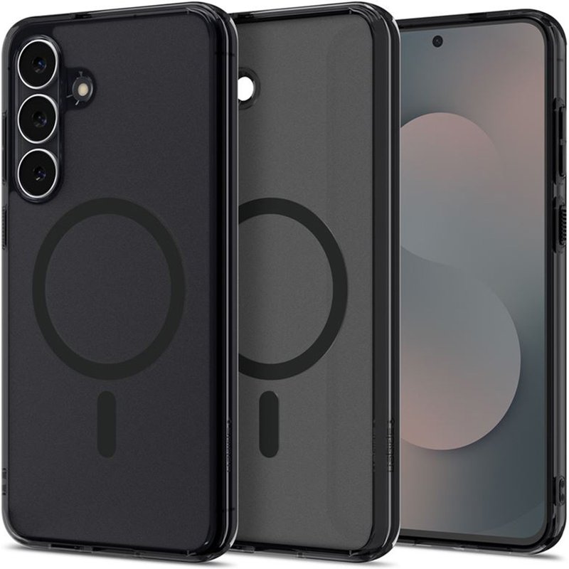 Coque Samsung Galaxy S25 FE MagSafe - Plastique - Spigen Coque/Coque rigide - étui téléphone Noir - Shockproof