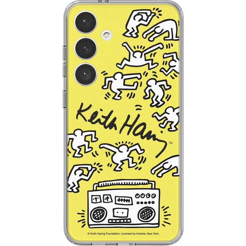 Samsung Carte Dance Keith Haring originale Galaxy S24 Plus - Yellow