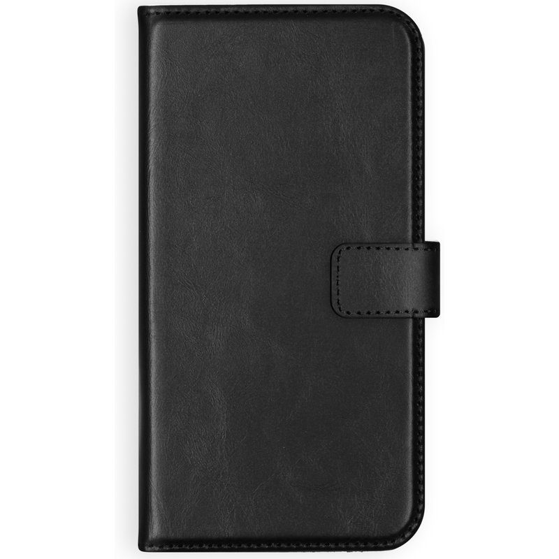 Coque Huawei P20 - Cuir véritable - Selencia Coque portefeuille - étui téléphone Noir - Design Aucun