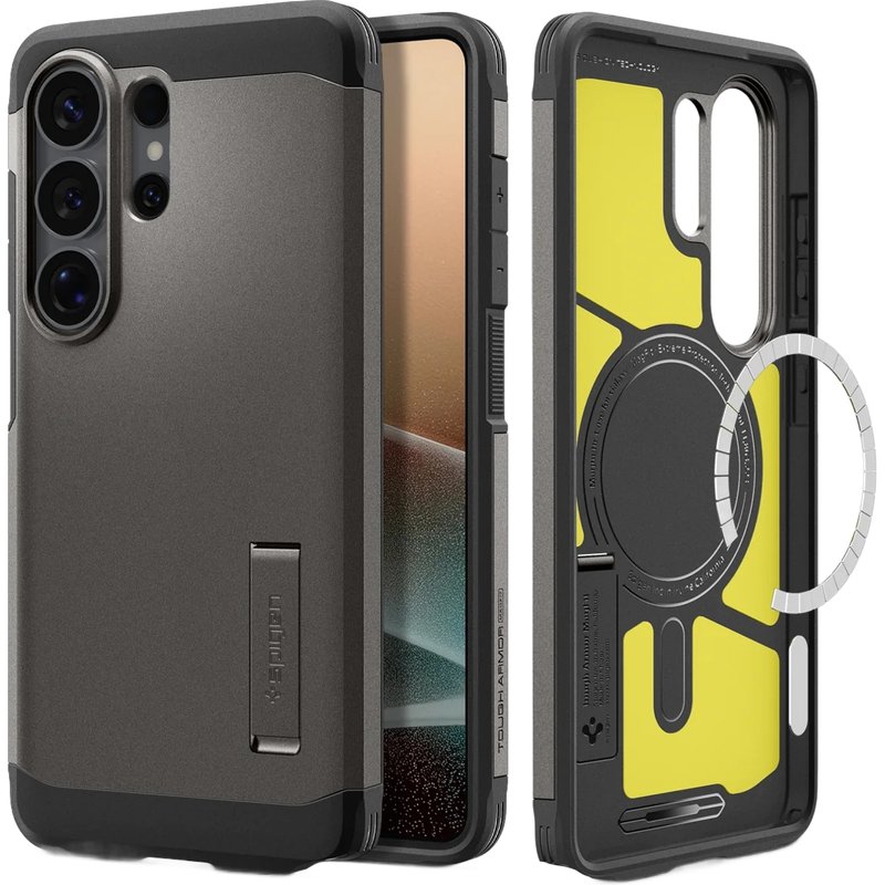 Coque Samsung Galaxy S26 Ultra MagSafe - Plastique - Spigen Coque/Coque rigide - étui téléphone Gris