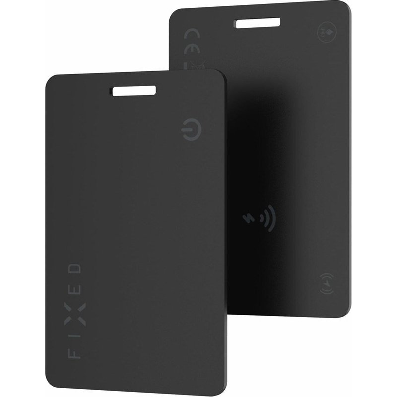 Fixed Tag Card 2 - Tracker Bluetooth pour iOS - Noir