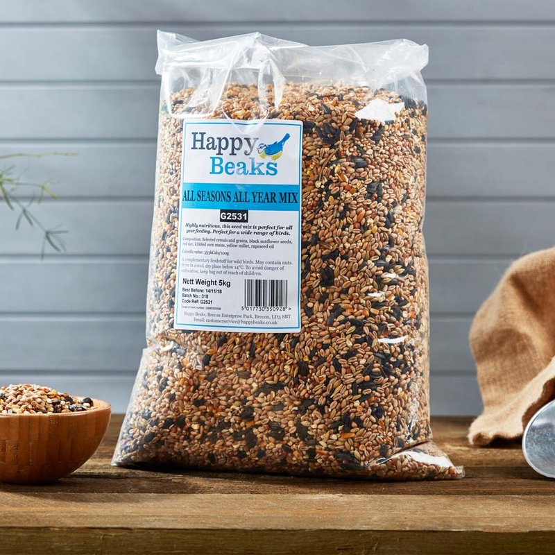 Happy Beaks - All Season All Year Bird Mix