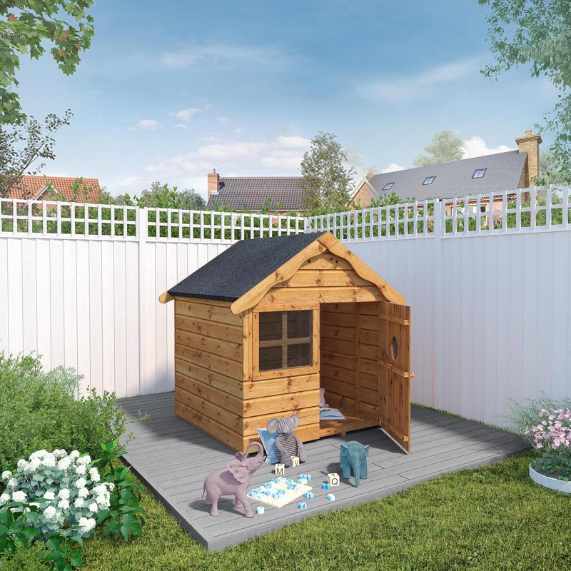 Waltons 4 x 4 Snug Apex Garden Wooden Playhouse