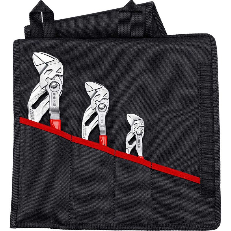 Knipex 00 19 55 S6 Pliers Wrench Set, 3 Piece 00 19 55 S6