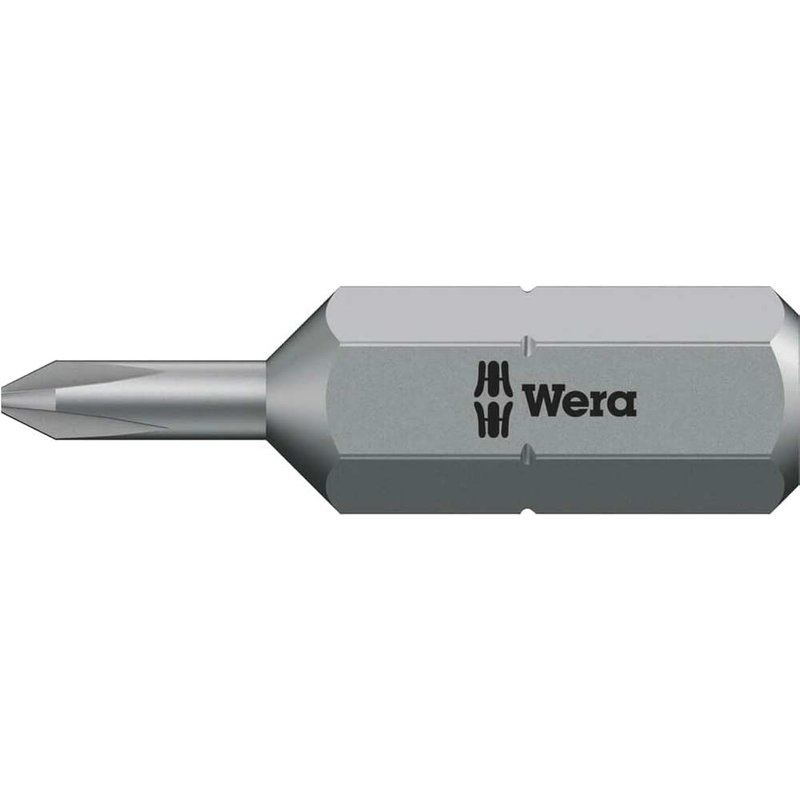 Wera 851/1J Extra Tough Phillips Screwdriver Bits PH1 25mm Pack of 1