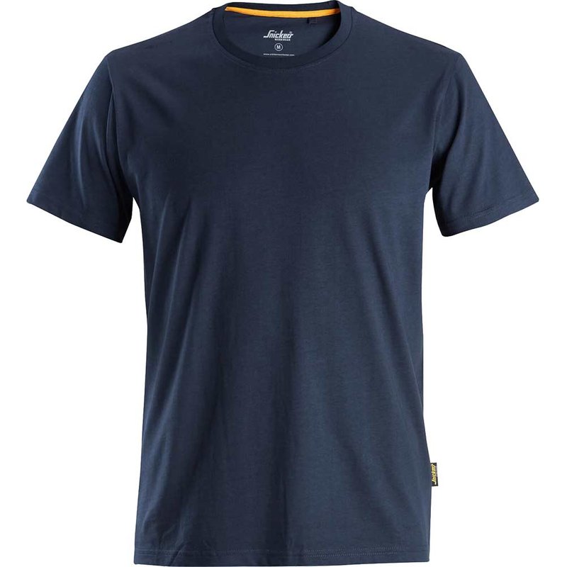 Snickers 2526 Mens Allround Work Organic Cotton T Shirt Navy S