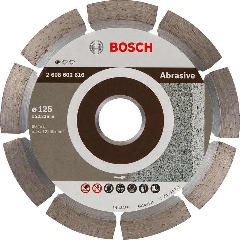 Bosch Diamond Disc Standard for Abrasive Materials 125mm