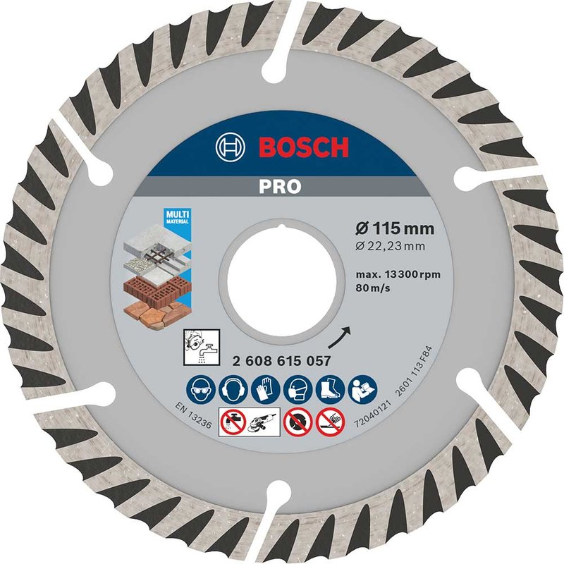 Bosch 115mm Diamond Cutting Disc Standard For Universal - 2608615057 115mm