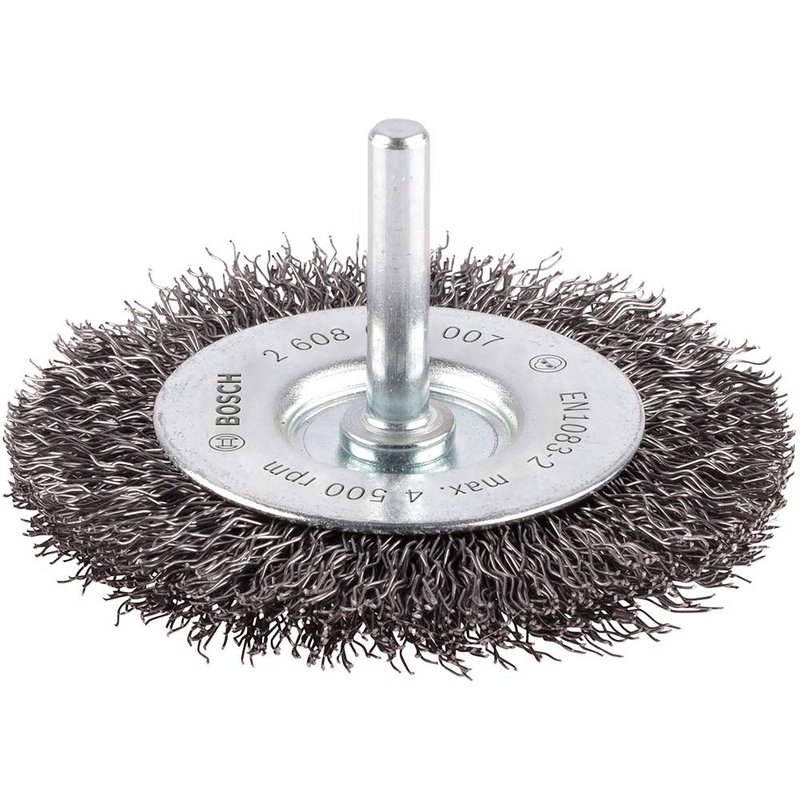 Bosch PRO 0.3mm Crimped Steel Wire Wheel Brush 75mm 6mm Shank