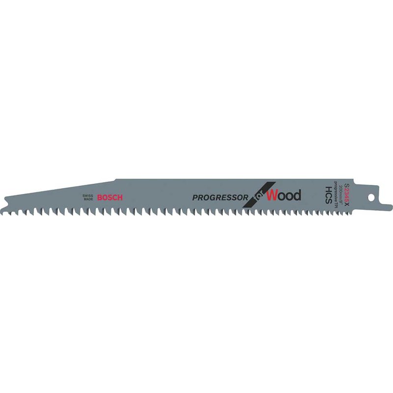 Bosch S2345X Progressor Reciprocating Saw Blade for Wood 200mm (Pack of 5) 2608654404