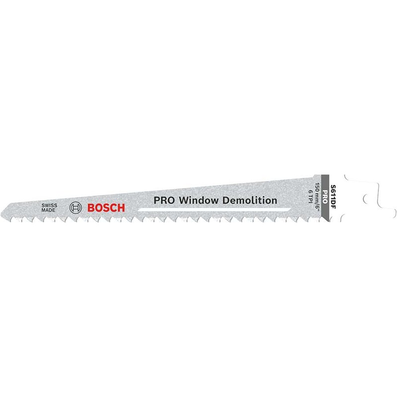 Bosch PRO S611DF Wood and Metal Cutting Reciprocating Sabre Saw Blades Pack of 25