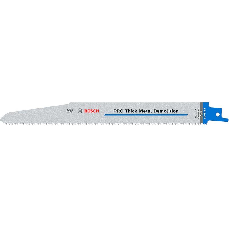 Bosch Powertool Accessories PRO Thick Metal Demolition S1130CF Blade 225mm 8+10 TPI (Pack 5) 2608657528
