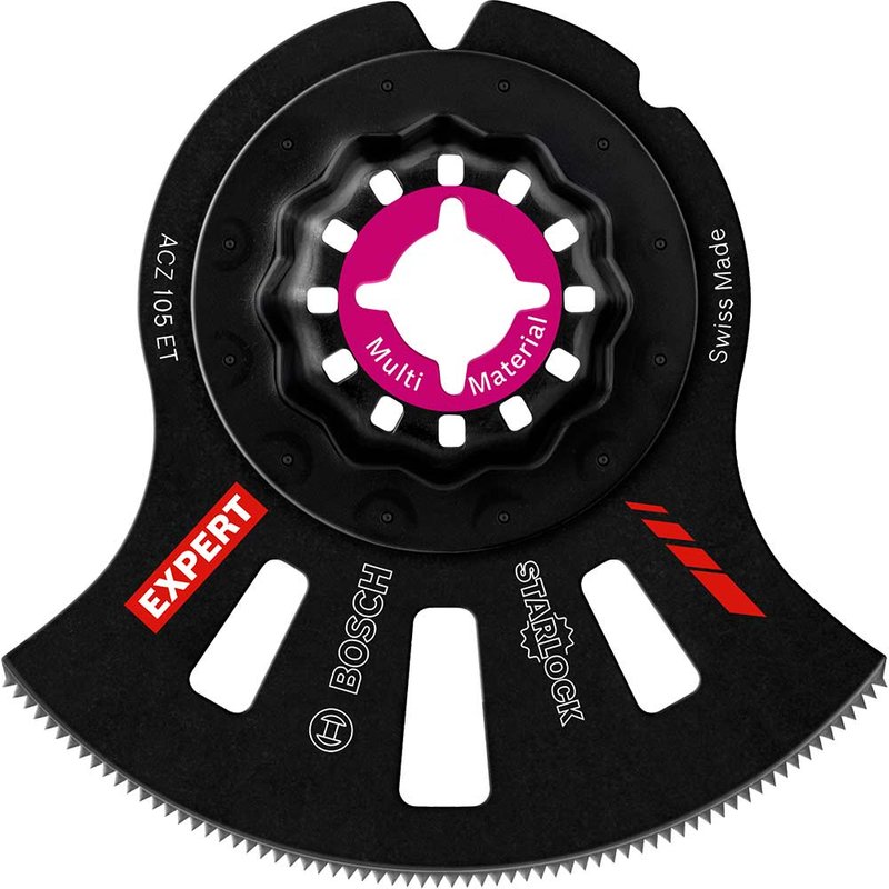 Bosch EXPERT ACZ 105 ET Starlock Oscillating Multi Tool Segment Saw Blade 105mm Pack of 5