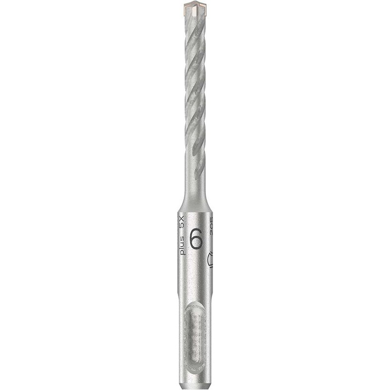 Bosch PRO 5X 4 Cutter Head SDS Plus Masonry Drill Bit 6mm 110mm Pack of 10