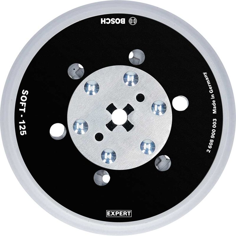 Bosch EXPERT Multihole Soft Backing Pads Universal 125mm 125mm