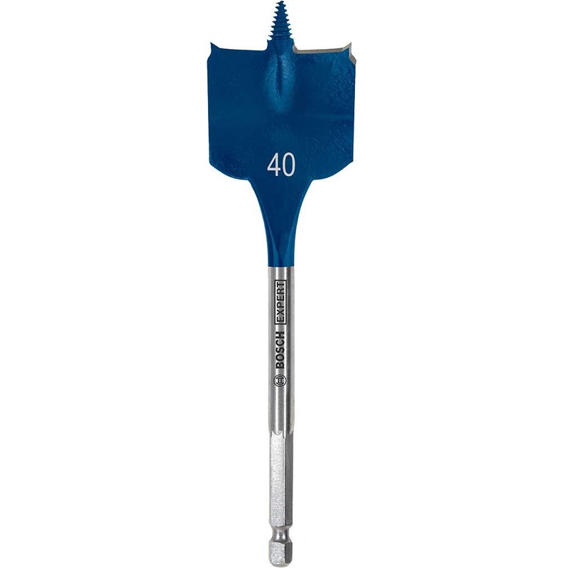 Bosch EXPERT Self Cut Speed Hex Shank Wood Flat Drill Bit 400mm Long 40mm 152mm