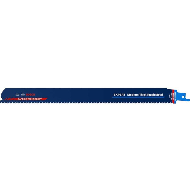 Bosch Expert S1255HHM Medium-Thick Tough Metal Cutting Reciprocating Sabre Saw Blades 300mm Pack of 1