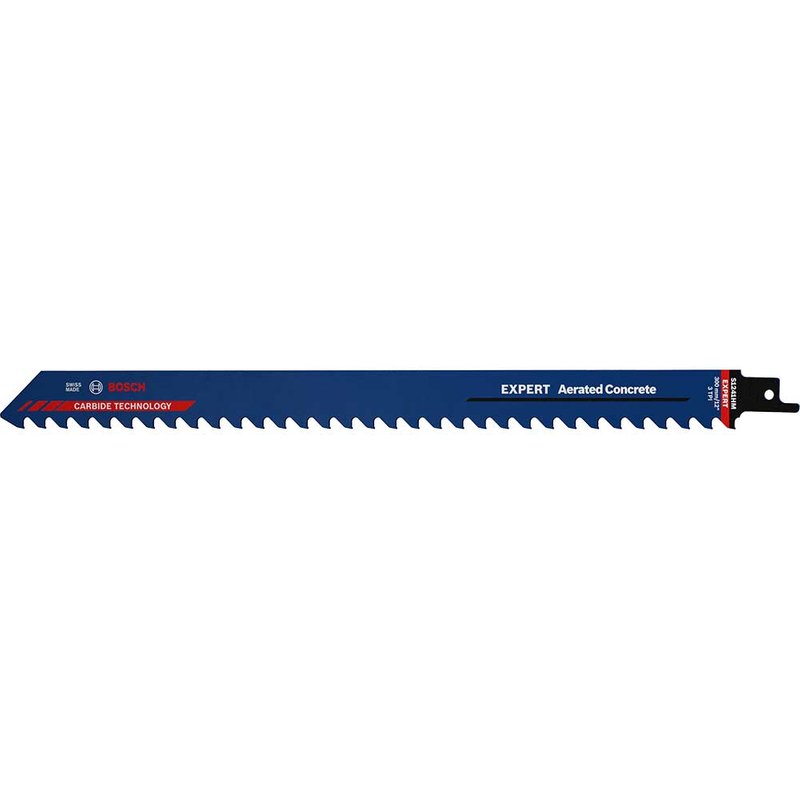 Bosch EXPERT S1241HM Aerated Concrete Reciprocating Sabre Saw Blades 300mm Pack of 10