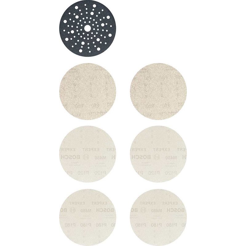 Bosch Powertool Accessories EXPERT M480 Net 125mm Starter Kit, 7 Piece 2608901202