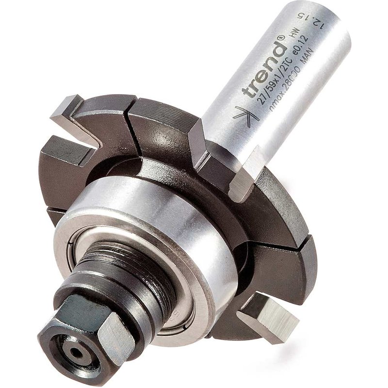 Trend Bearing Guided Variable Kerf Groover 50mm 9mm 1/2"