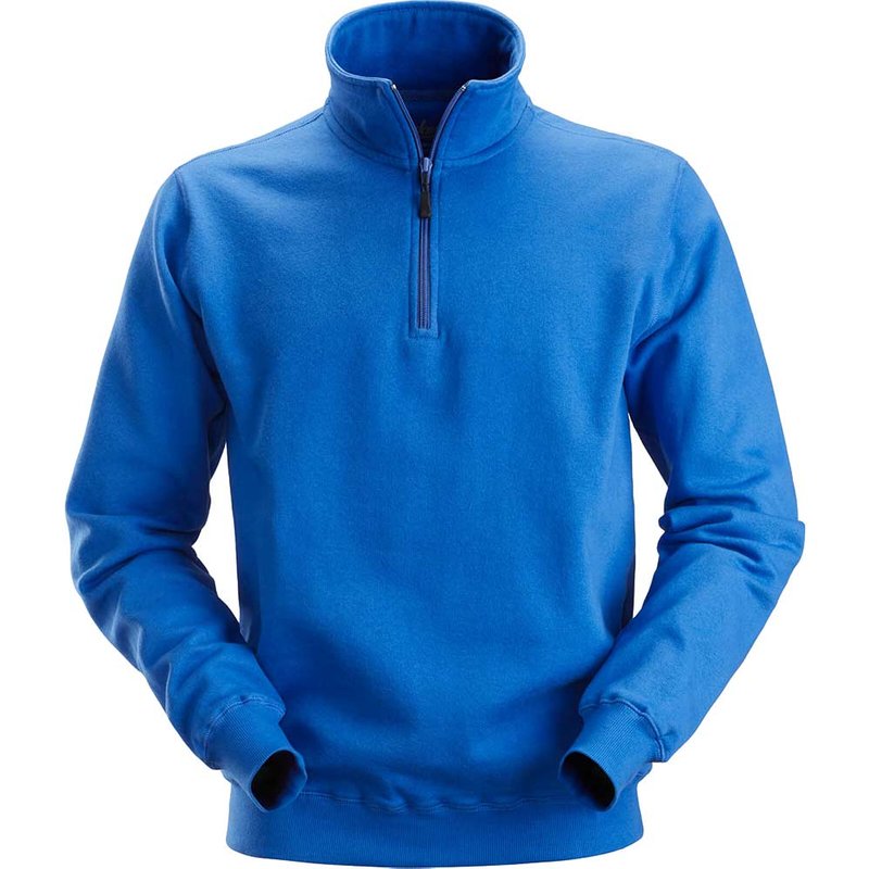 Snickers 2818 Mens 1/2-Zip Sweatshirt Blue XL