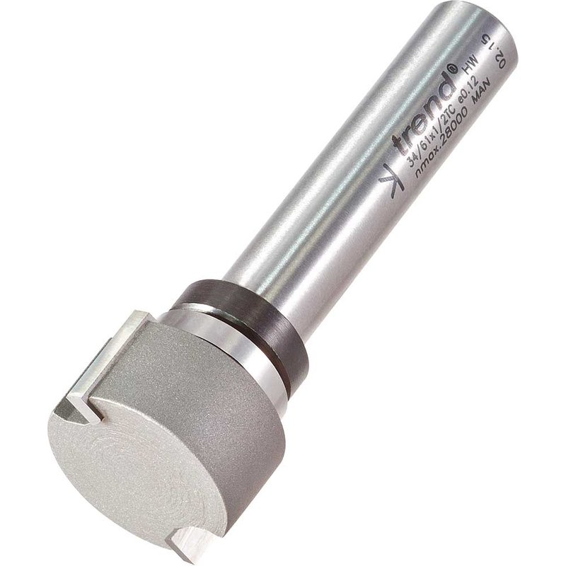 Trend Intumescent Strip Recesser Bearing Guided Router Cutter 27.05mm 15mm 1/2"
