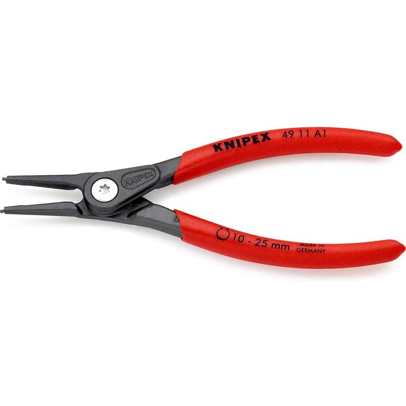 Knipex 49 11 A1 Precision Circlip Pliers External Straight 10-25mm 49 11 A1 SB
