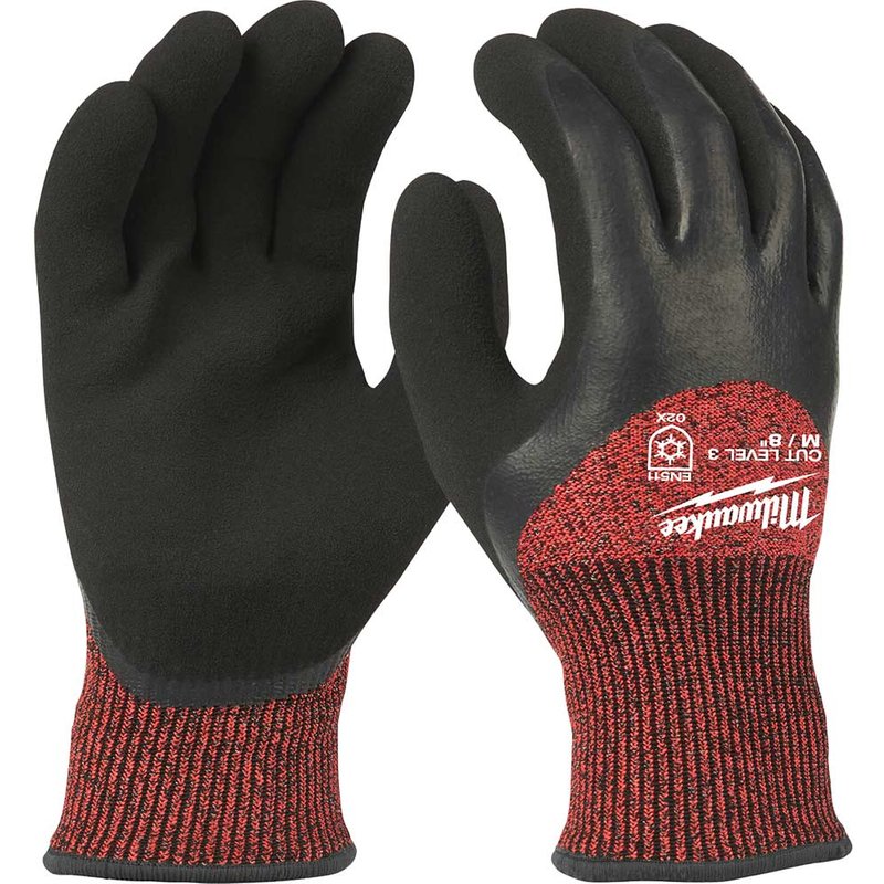 Milwaukee 4932471347 Winter Cut C Gloves Size 8/M Pack of 10 4932471347