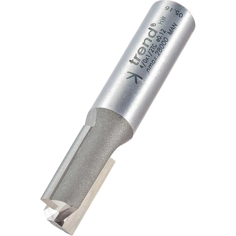 Trend Professional Two Flute Straight Router Cutter 13mm 26mm 1/2"