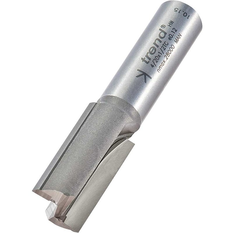 Trend Professional Two Flute Straight Router Cutter 15.9mm 32mm 1/2"