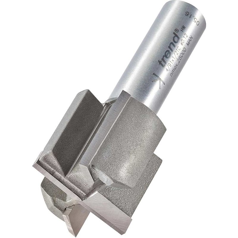Trend Professional Two Flute Straight Router Cutter 30mm 25mm 1/2"