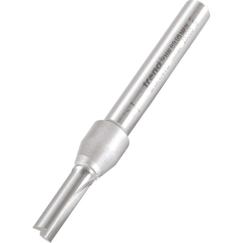 Trend Professional Two Flute Straight Router Cutter 5mm 16mm 1/4"