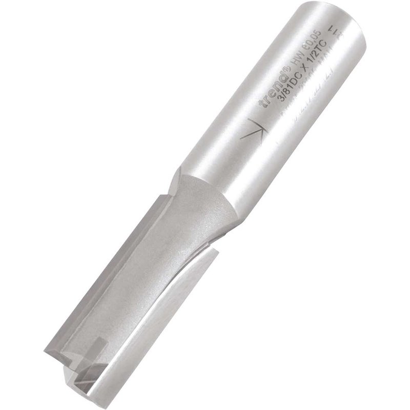 Trend Professional Two Flute Straight Router Cutter 12.7mm 32mm 1/2"