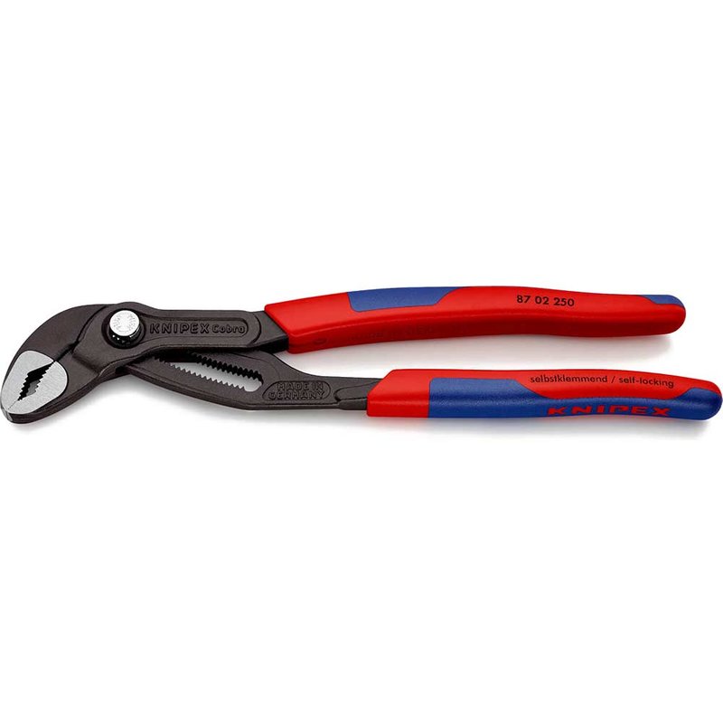 Knipex 87 02 250 SB Cobra High-Tech Water Pump Pliers 250mm 8702250SB