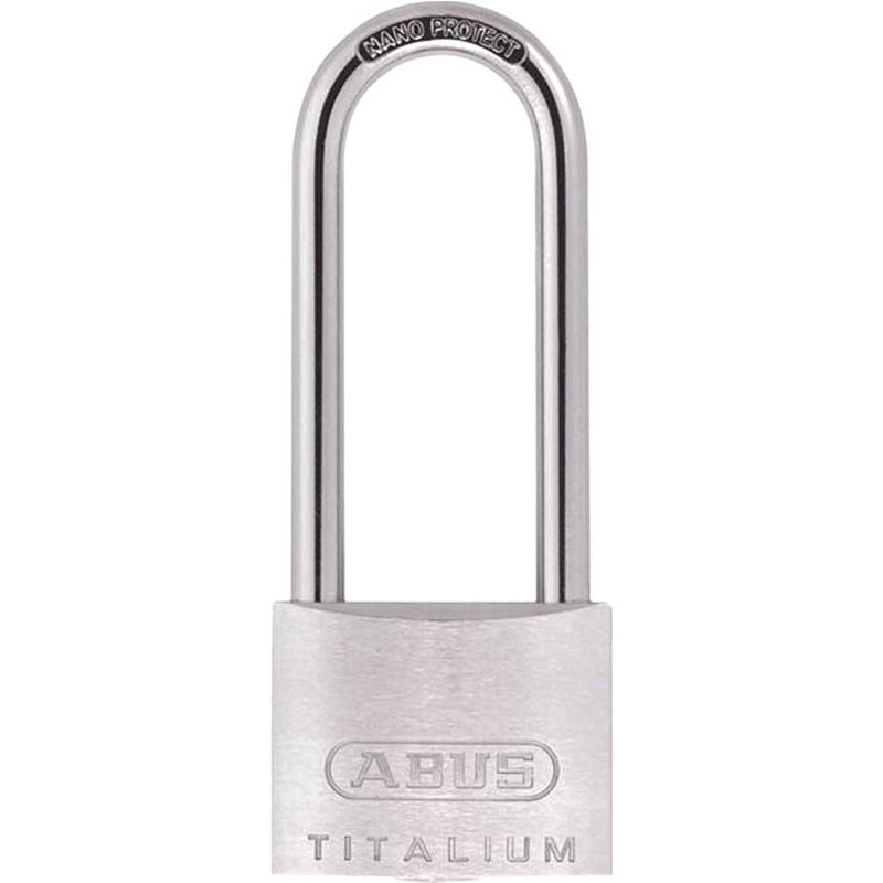 ABUS Mechanical 64TI/30mm TITALIUMâ„¢ Padlock 60mm Long Shackle 10056191-01