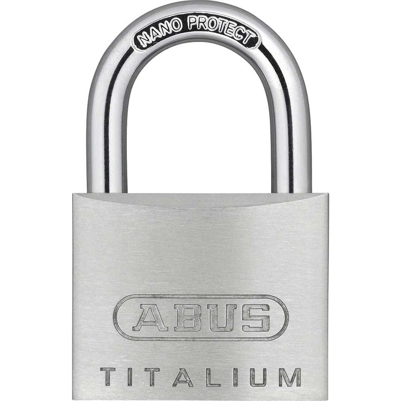 ABUS Mechanical 64TI/50mm TITALIUMâ„¢ Padlock 10056203-01