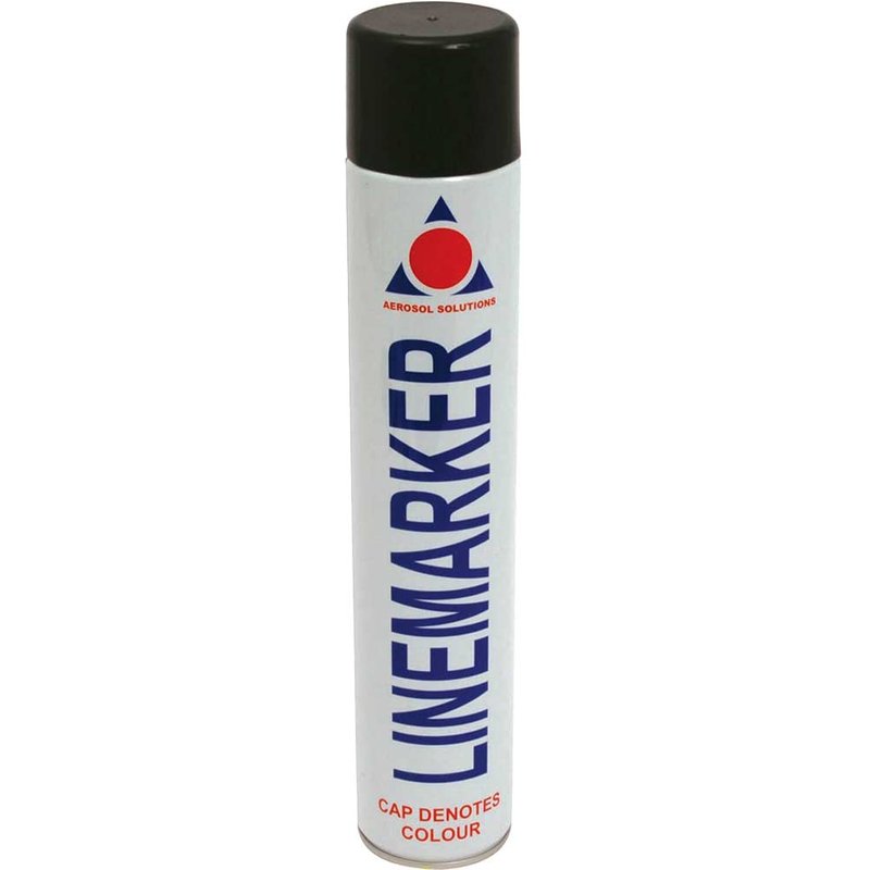 Aerosol 0906 Line Marking Spray Paint Black 750ml 0906