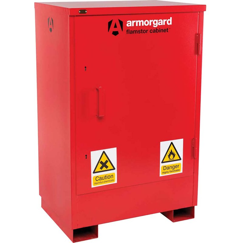 Armorgard Flamstor Chemical and Flammables Hazardous Cabinet 800mm 585mm 1250mm