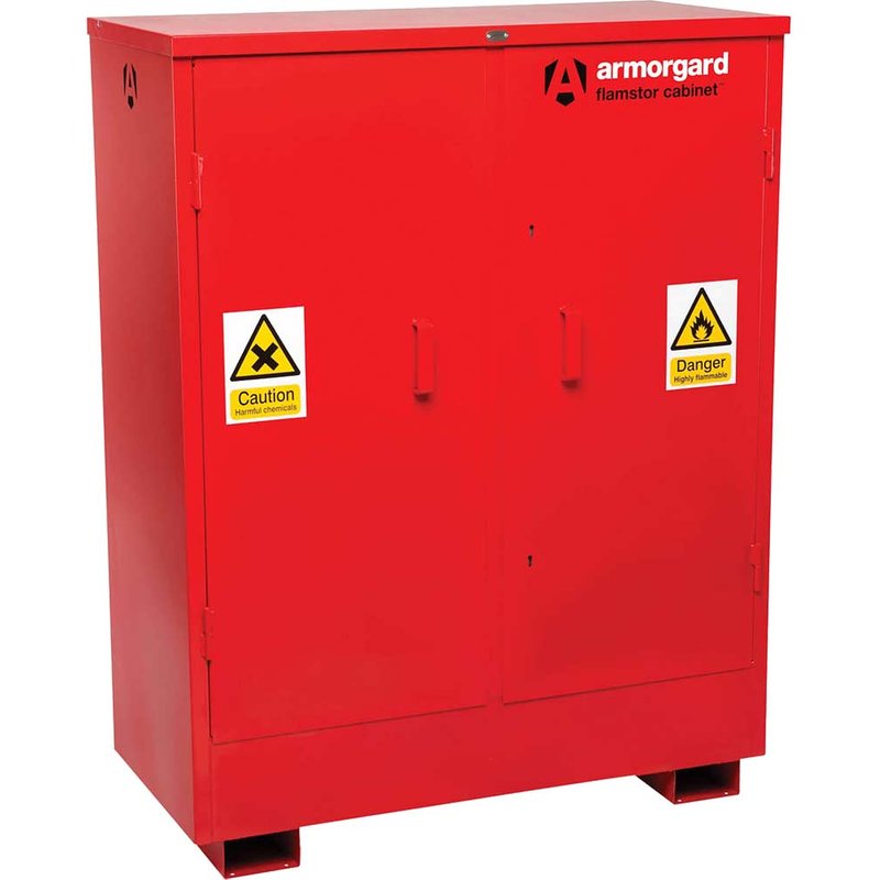 Armorgard Flamstor Chemical and Flammables Hazardous Cabinet 1205mm 580mm 1555mm