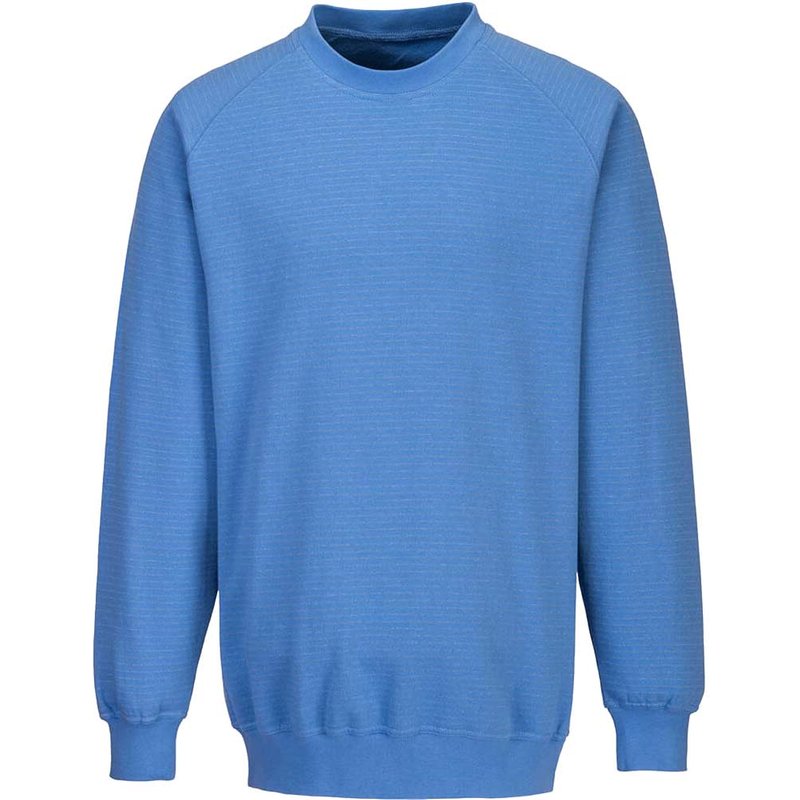 Portwest Anti Static ESD Sweatshirt Blue XL